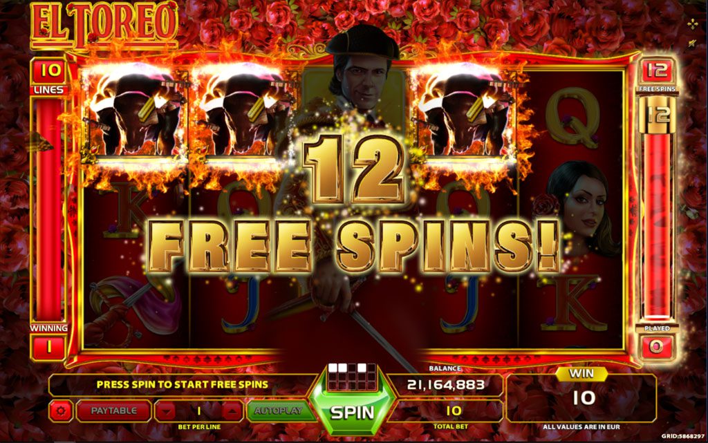 El torero slot free play